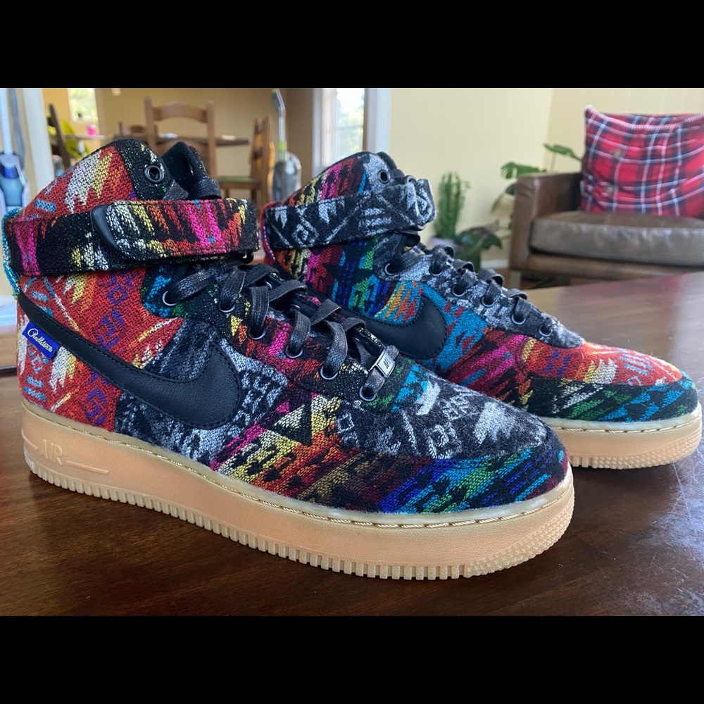 Nike Pendleton Airforce 1’s EUC “What The” series